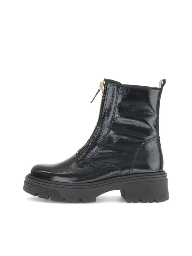 Sportliche Stiefeletten in schwarz>Gabor