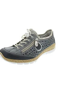 rieker Schnürschuhe^sportlicher Schnürer Blau