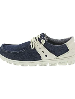 sportlicher Schnürer Blau>rieker Outlet
