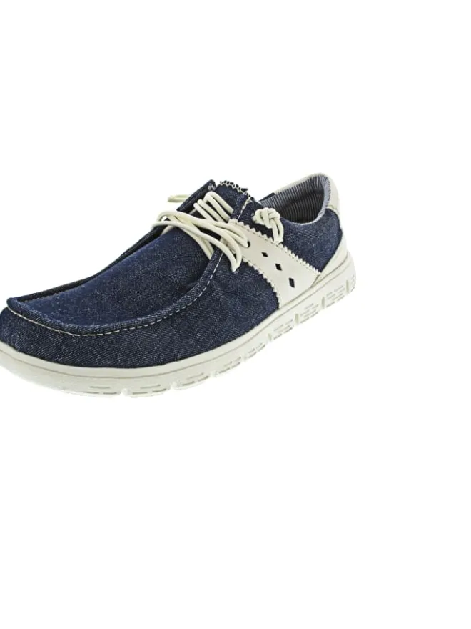 sportlicher Schnürer Blau>rieker Outlet