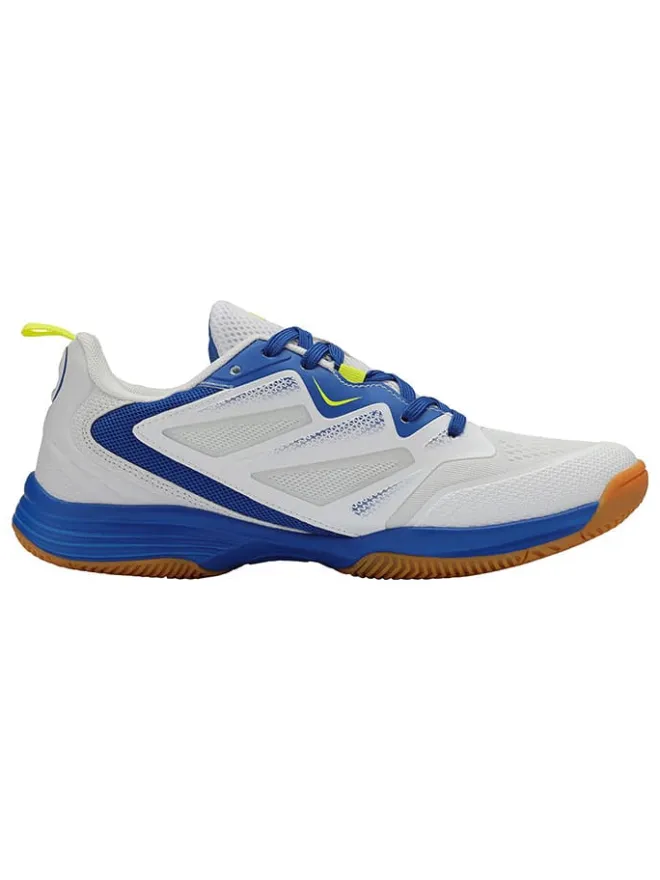 Jako Sportschuhe|Outdoor- & Sportschuhe·Trainings- & Sportschuhe^Sportschuhe "Gitter" in Weiß/ Blau/ Gelb