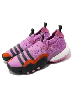adidas Sportschuhe^Sportschuhe "Trae Young 2" in Lila/ Schwarz/ Orange