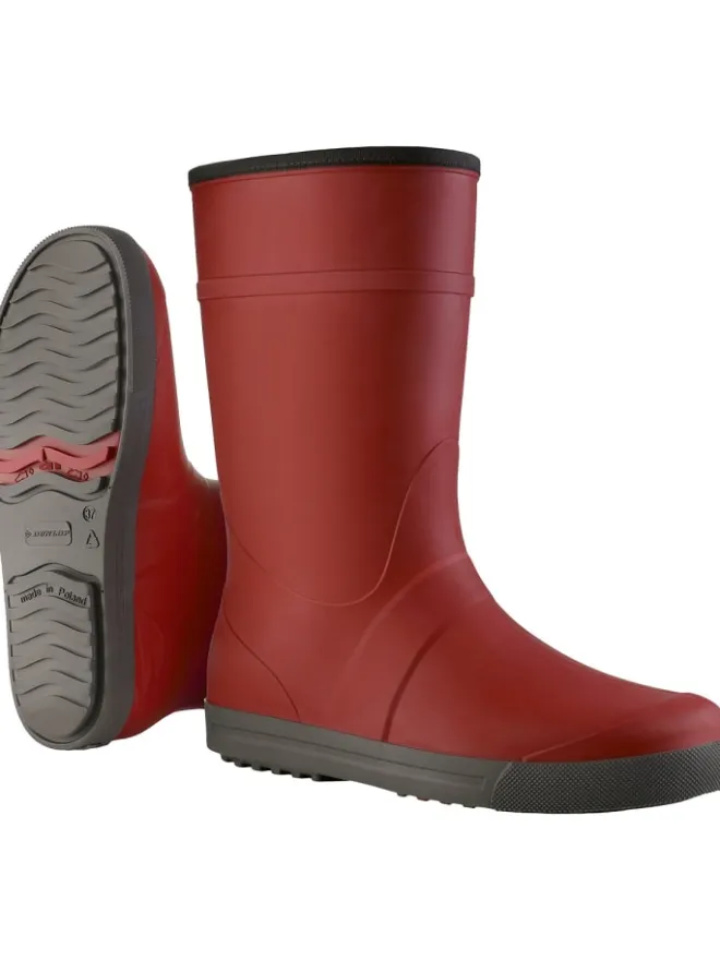Dunlop Gummistiefel|Gummistiefel^Stiefel Amsterdammer in dunkelrot