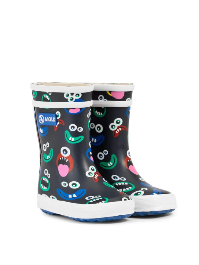 AIGLE Gummistiefel^Stiefel Baby Flac Theme Monsters in bunt-kombi