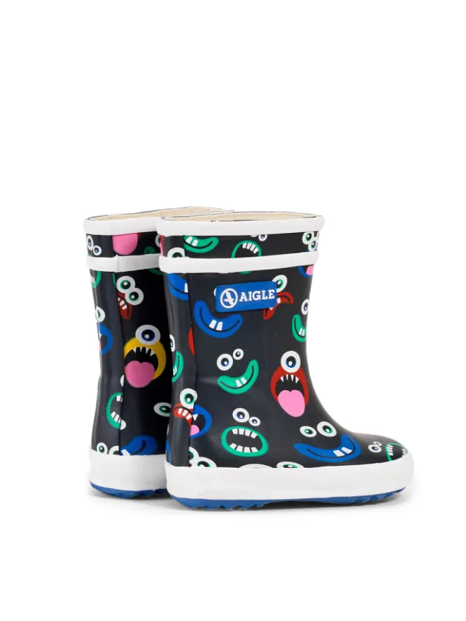 AIGLE Gummistiefel^Stiefel Baby Flac Theme Monsters in bunt-kombi