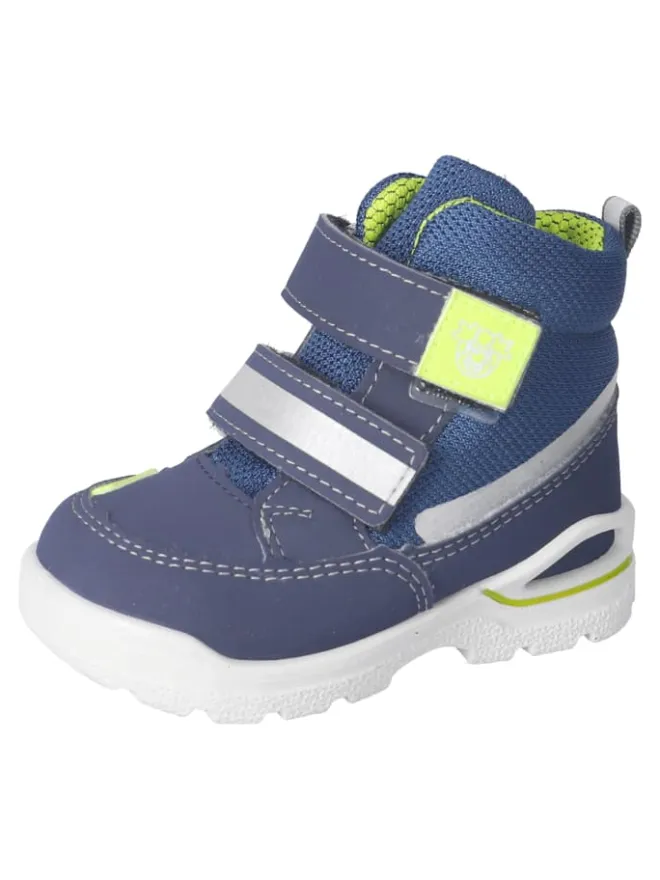 Ricosta Stiefeletten·Hohe Stiefeletten^Stiefel FLORI in blau/kombi