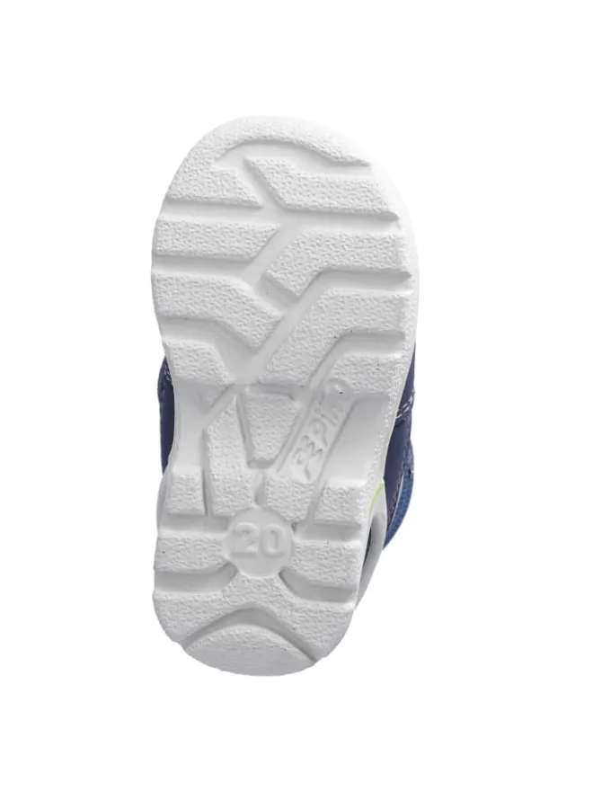 Ricosta Stiefeletten·Hohe Stiefeletten^Stiefel FLORI in blau/kombi