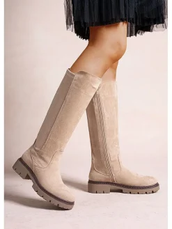 Stiefel in Beige><noscript><img width=