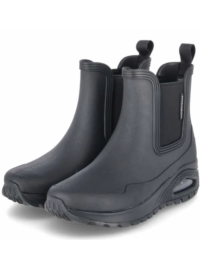 Skechers Gummistiefel^Stiefel in schwarz