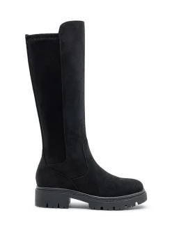 Stiefel in Schwarz><noscript><img width=