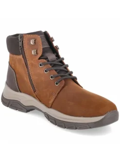 Stiefel mit Warmfutter in braun><noscript><img width=