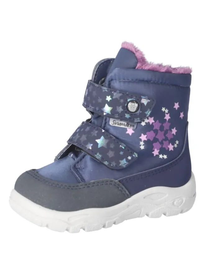 Ricosta Stiefeletten·Hohe Stiefeletten^Stiefel Stiefel in blau/kombi