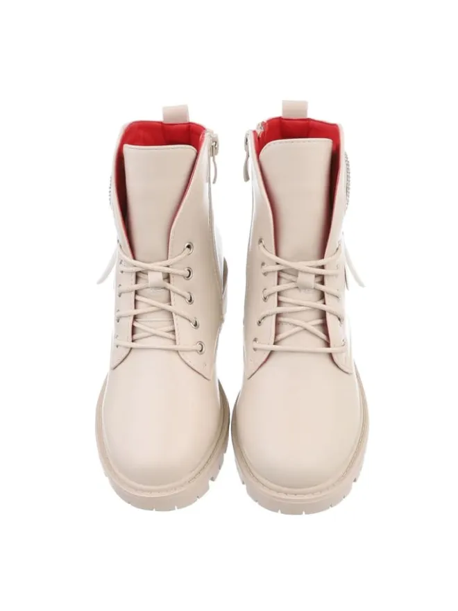 Stiefelette in Beige>Ital-Design