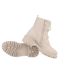 Stiefelette in Beige>Ital-Design New