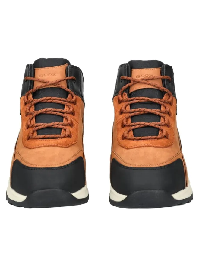 Stiefelette in Braun/Schwarz>Geox Outlet
