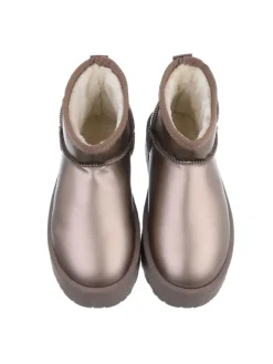 Ital-Design Stiefeletten·Hohe Stiefeletten^Stiefelette in Bronze