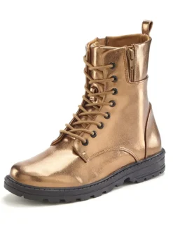 LASCANA Stiefeletten^Stiefelette in bronzefarben
