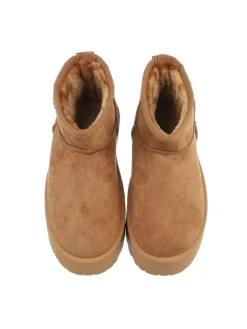 Ital-Design Stiefeletten·Hohe Stiefeletten^Stiefelette in Camel