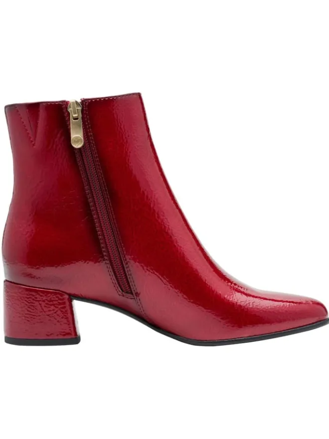 Stiefelette in DK.RED PAT.>Marco Tozzi Clearance