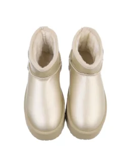 Ital-Design Stiefeletten·Hohe Stiefeletten^Stiefelette in Gold