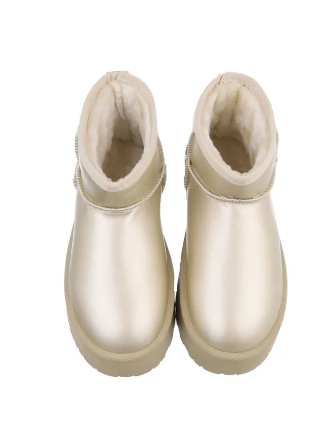 Ital-Design Stiefeletten·Hohe Stiefeletten^Stiefelette in Gold