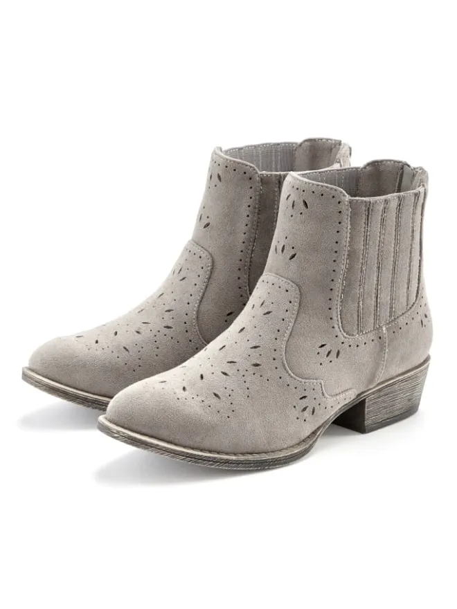 Stiefelette in grau>LASCANA New