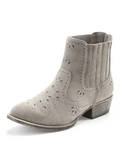 Stiefelette in grau><noscript><img width=