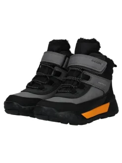 Stiefelette in Grau/Orange><noscript><img width=