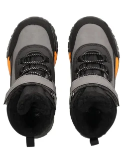Stiefelette in Grau/Orange><noscript><img width=