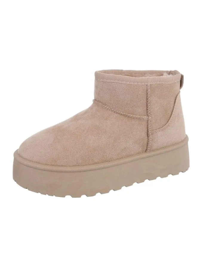 Stiefelette in Hellbraun>Ital-Design
