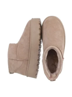 Stiefelette in Hellbraun>Ital-Design