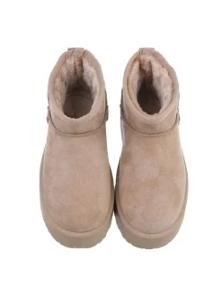 Stiefelette in Hellbraun><noscript><img width=