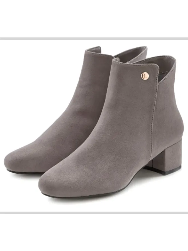 LASCANA Stiefeletten^Stiefelette in hellgrau