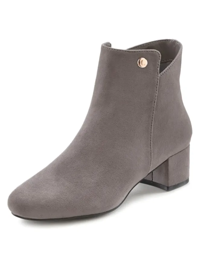 LASCANA Stiefeletten^Stiefelette in hellgrau