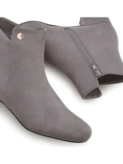 LASCANA Stiefeletten^Stiefelette in hellgrau