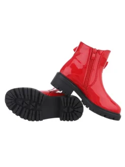 Ital-Design Stiefeletten·Hohe Stiefeletten^Stiefelette in Rot