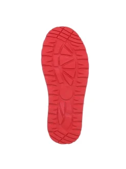 Ital-Design Stiefeletten·Hohe Stiefeletten^Stiefelette in Rot und Weiß