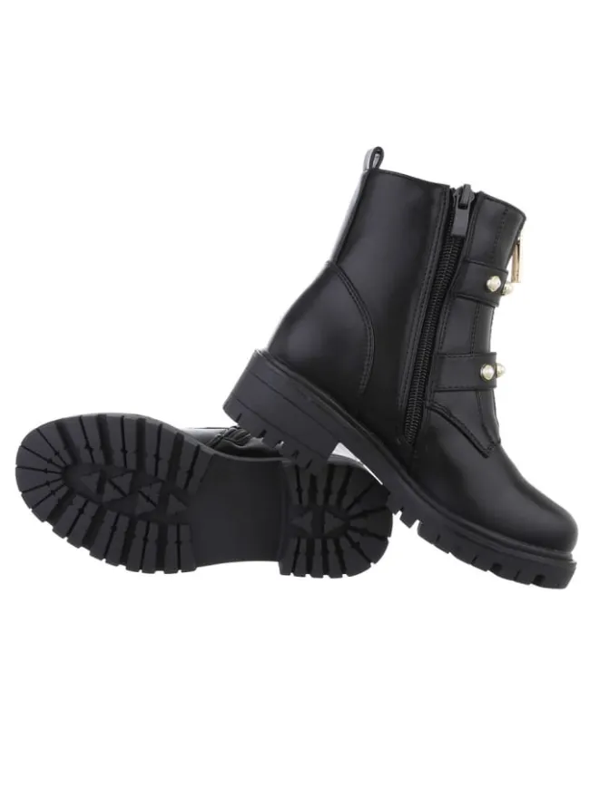 Stiefelette in Schwarz>Ital-Design Discount