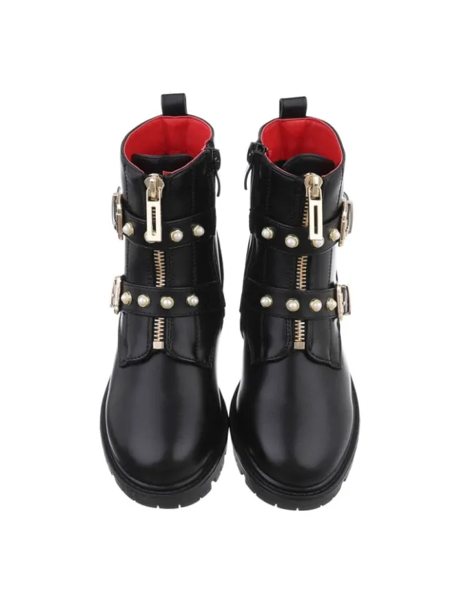 Stiefelette in Schwarz>Ital-Design Discount