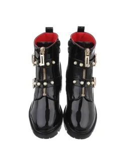 Ital-Design Stiefeletten·Hohe Stiefeletten^Stiefelette in Schwarz