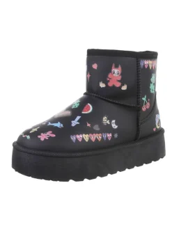 Stiefelette in Schwarz>Ital-Design Discount