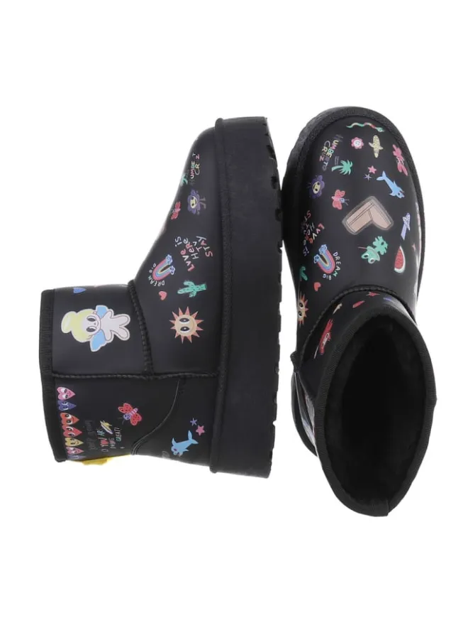 Stiefelette in Schwarz>Ital-Design Discount