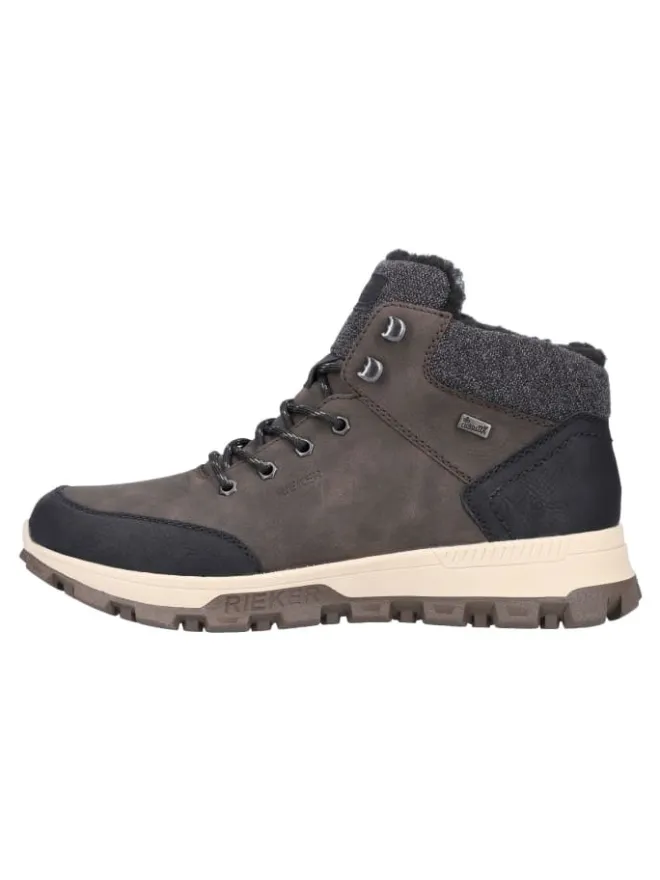 rieker Stiefel & Boots^Stiefelette in Schwarz/Braun