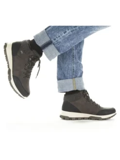rieker Stiefel & Boots^Stiefelette in Schwarz/Braun