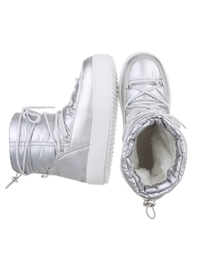 Stiefelette in Silber>Ital-Design