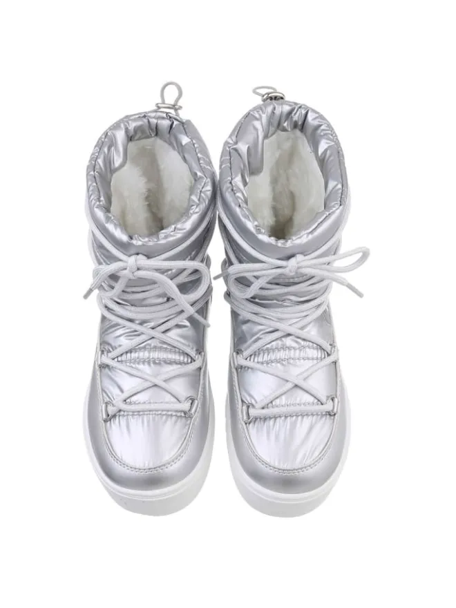 Stiefelette in Silber>Ital-Design