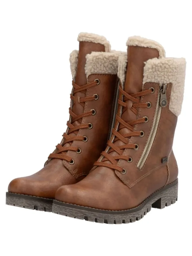 rieker Schnürschuhe^Stiefelette in Zimt