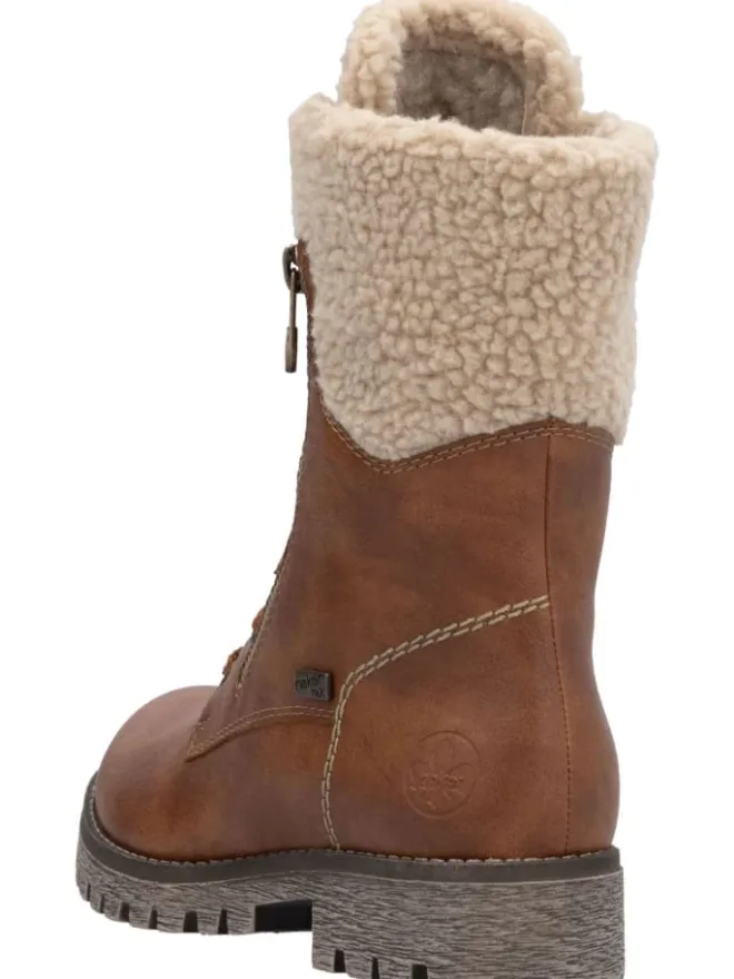 rieker Schnürschuhe^Stiefelette in Zimt
