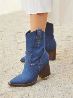 Stiefeletten in Blau>Bellucci New