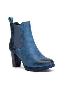 Stiefeletten in Blau>Foreverfolie
